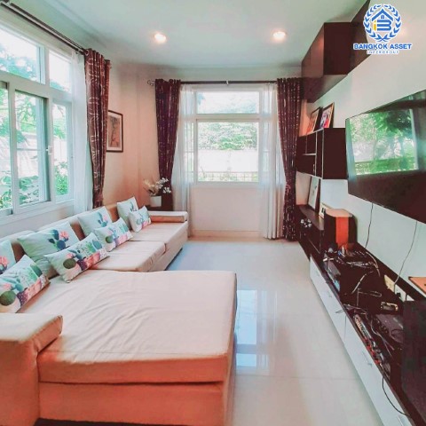 *****บ้านเดี่ยวมือสองย่านนนทบุรี ม.เพอร์เฟคมาสเตอร์พีช เซนจูรี่ รัตนาธิเบศร์ หลังมุม! เนื้อที่กว้างขวางแบบจัดเต็ม 138.7 ตร.ว. ฟังก์ชันจัดหนักถึง 4 ห้องนอน 4 ห้องน้ำ 4 ที่จอดรถ คฤหาสน์สไตล์โมเดิร์น บนทำเลติดถ.รัตนาธิเบศร์  ใกล้รถไฟฟ้าสายสีม่วง "สถานีไทรม้า" และทางด่วน "งามวงศ์วาน" จองด่วน!